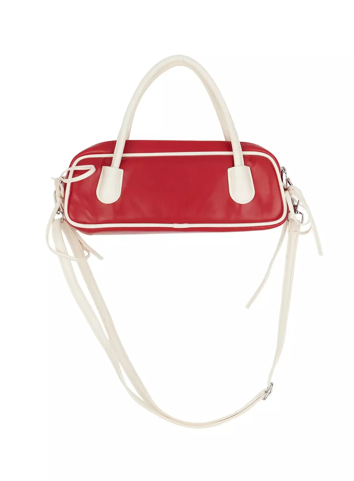 Bicolor Contrast Square Tote Bag IM530