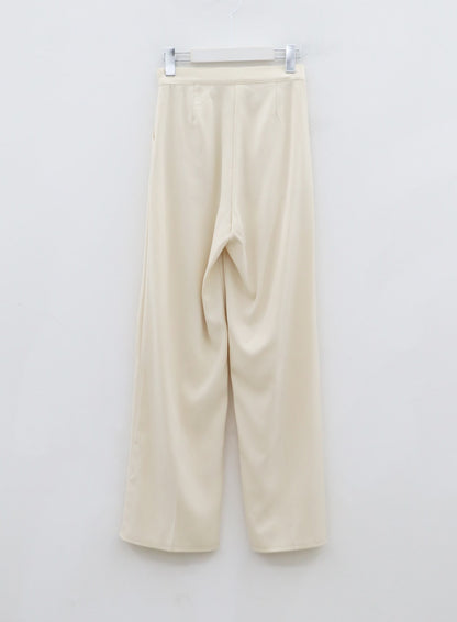 Button Wide Tailored Pants IO12