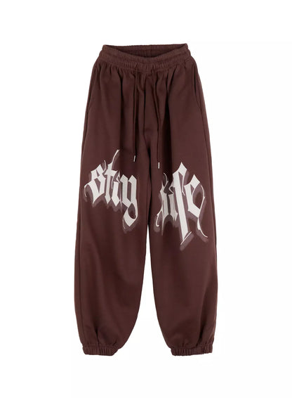 Bold Graphic Sweatpants IN503