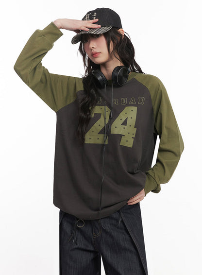 24 Graphic Long-Sleeve T-Shirt IM528