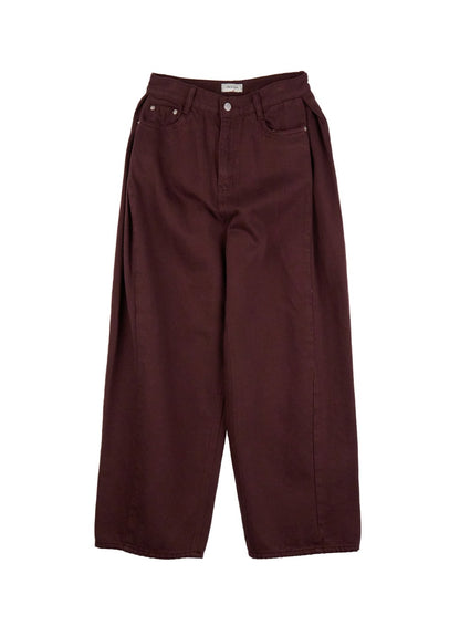 Classic Wide-Fit Cotton Pants ID431