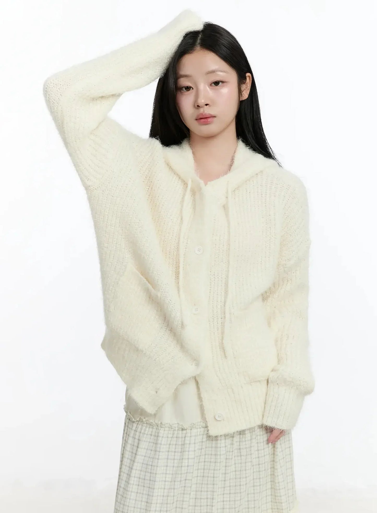 Button-Up Knit Cardigan IM519