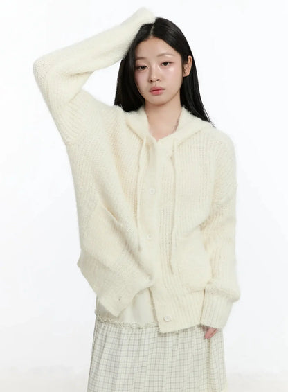 Button-Up Knit Cardigan IM519