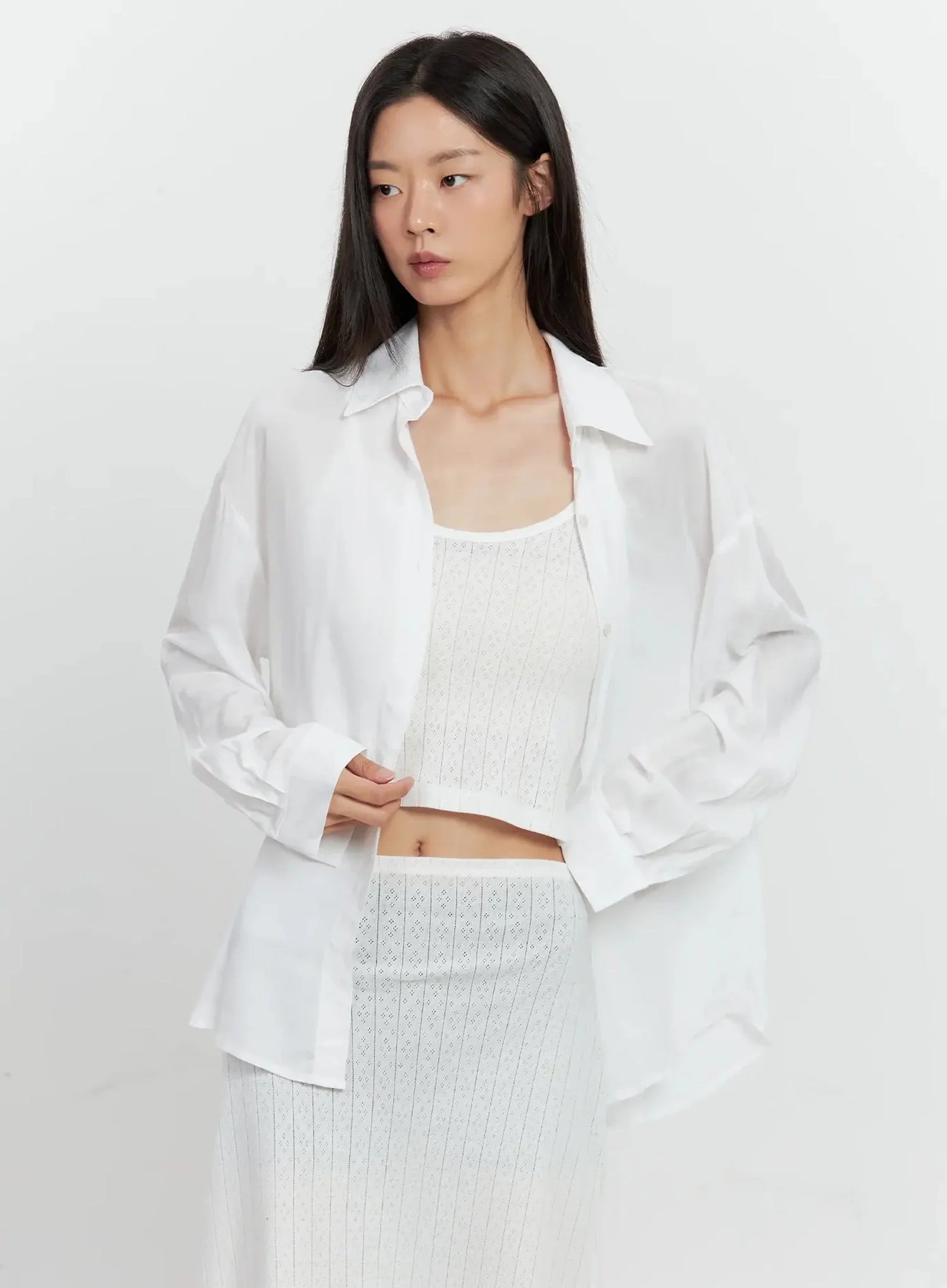 Classic Long-Sleeve Button-Up IL528