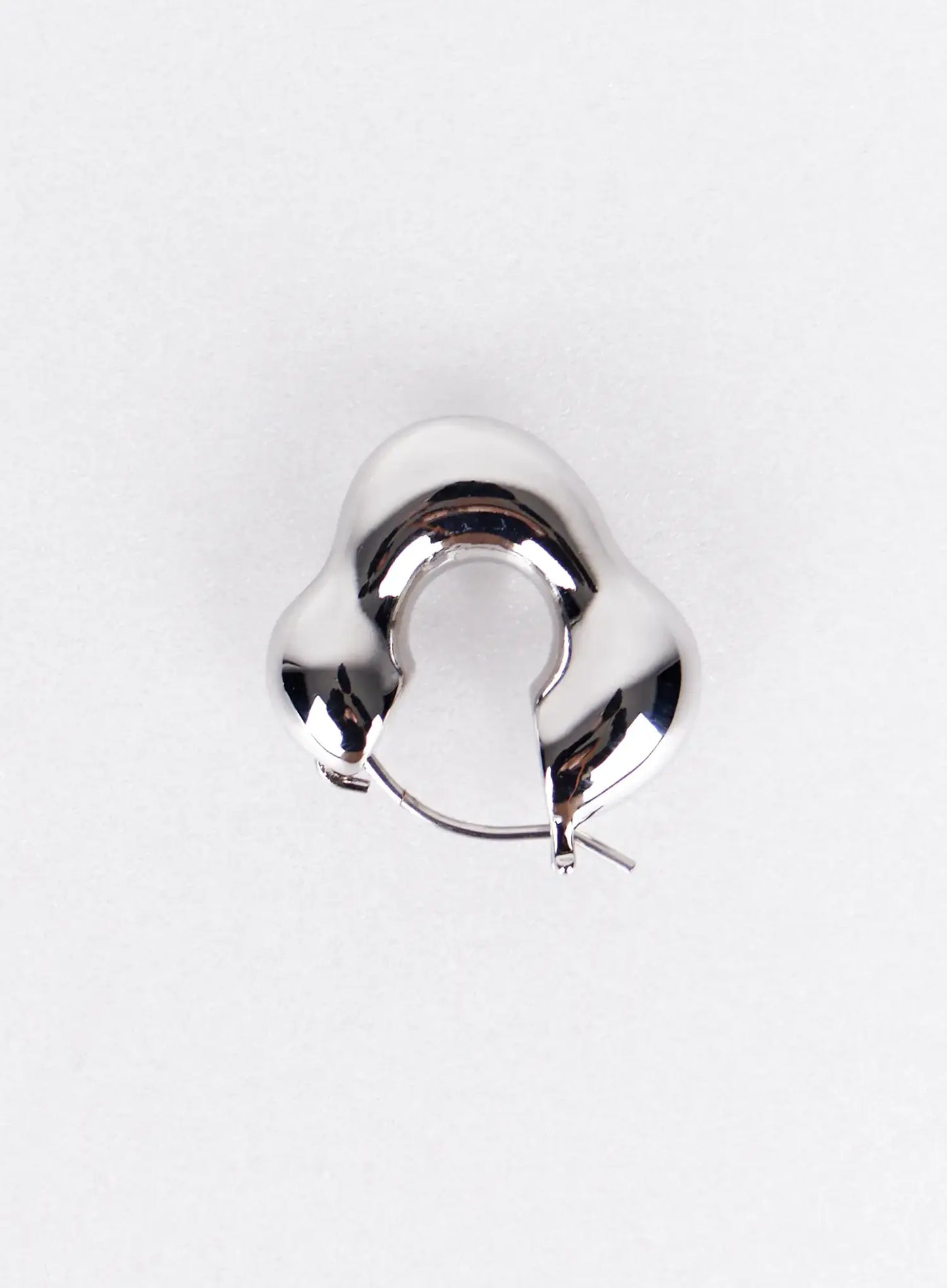 Chic Metallic Hoop Earrings IY520