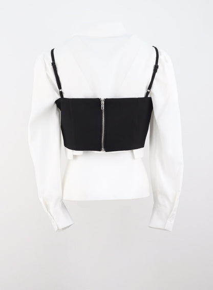 Bustier and Mini Skirt Set IS321