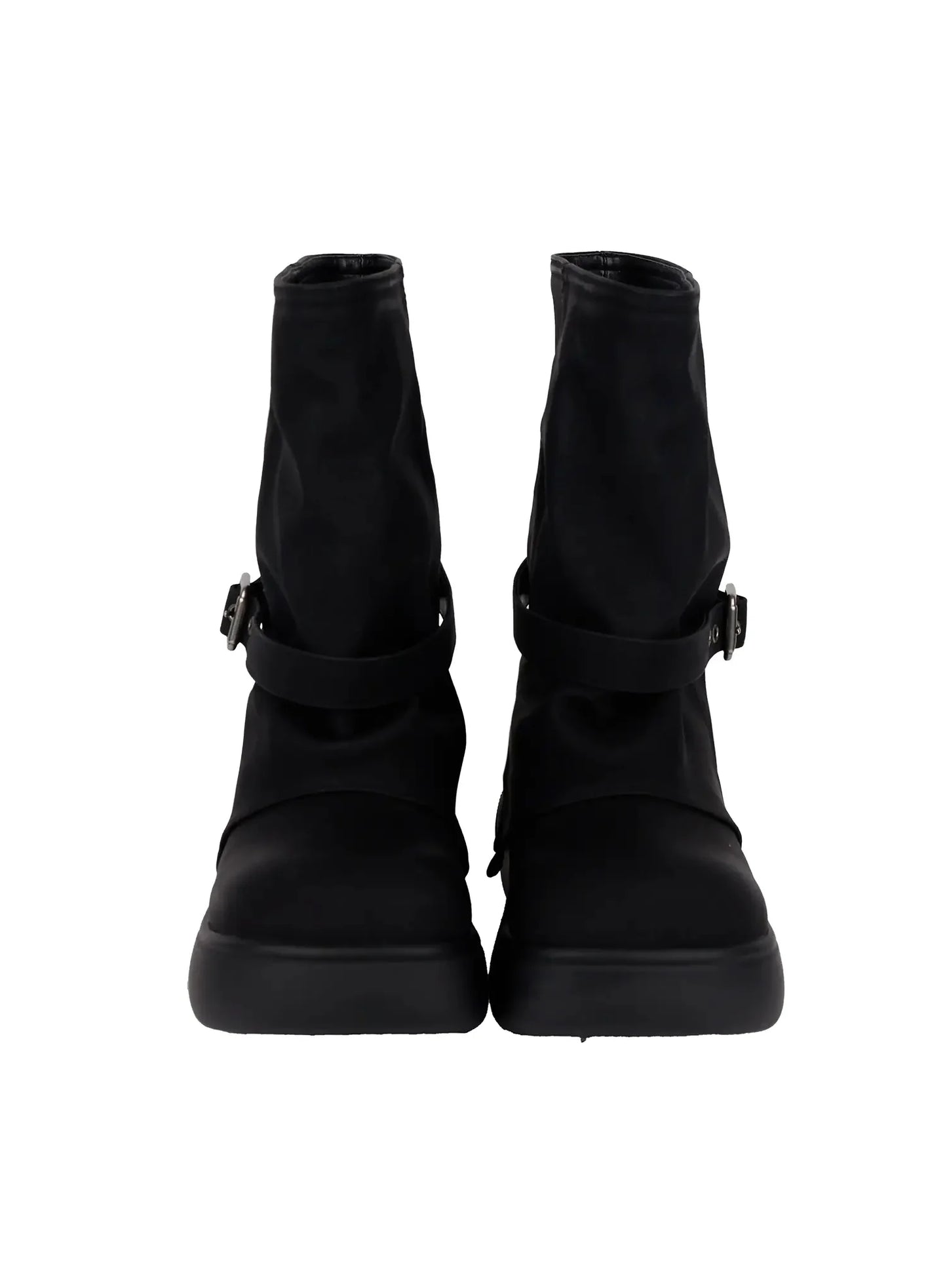 Chunky Platform Mid-Calf Boots IM503
