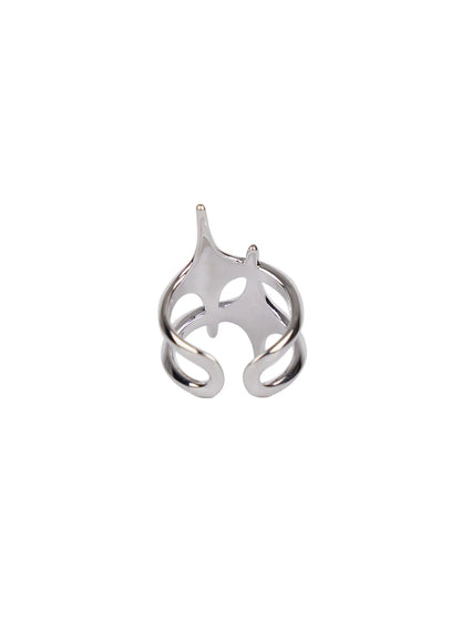 Bold Double Sparkle Ring IN510