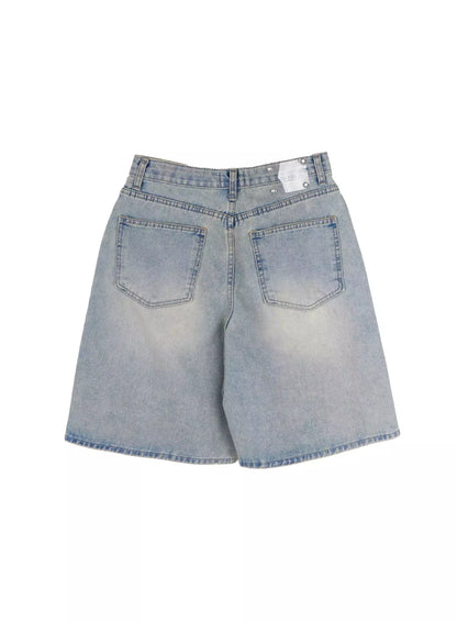 Ali Casual Washed Bermuda Shorts IY525