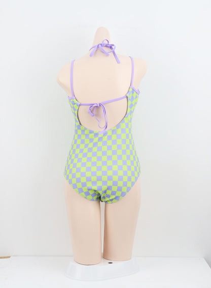 Check Pattern Bikini Set IU302