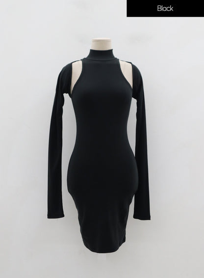 Bolero And Sleeveless Mini Dress Set ID07