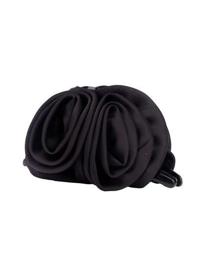 Black Floral Hair Clip CM519