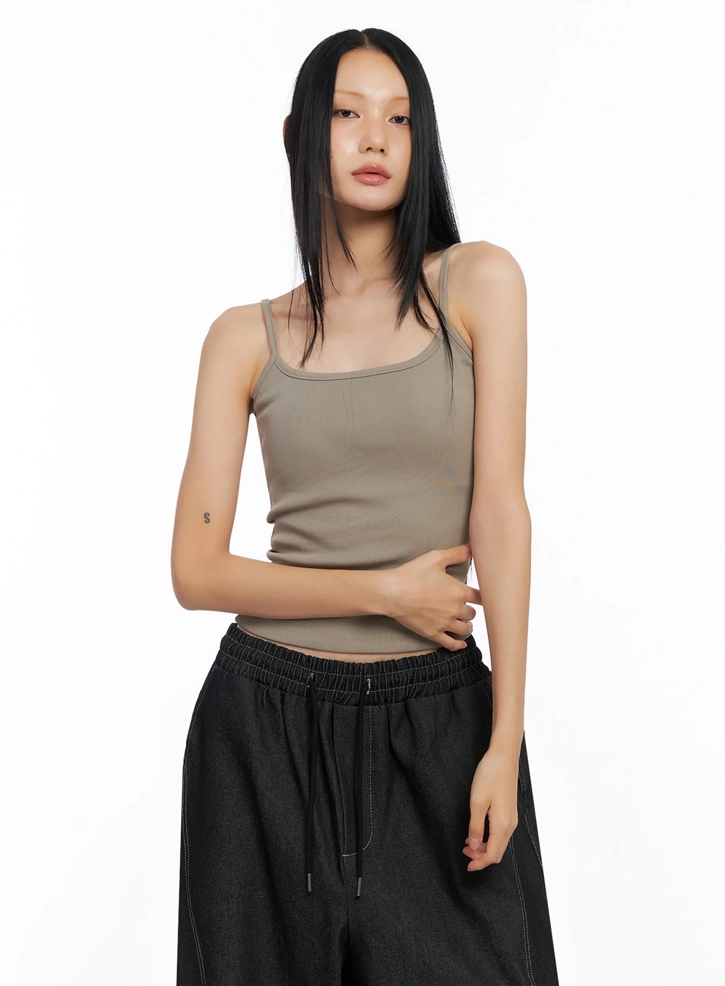 Classic Square Neck Tank Top IO516