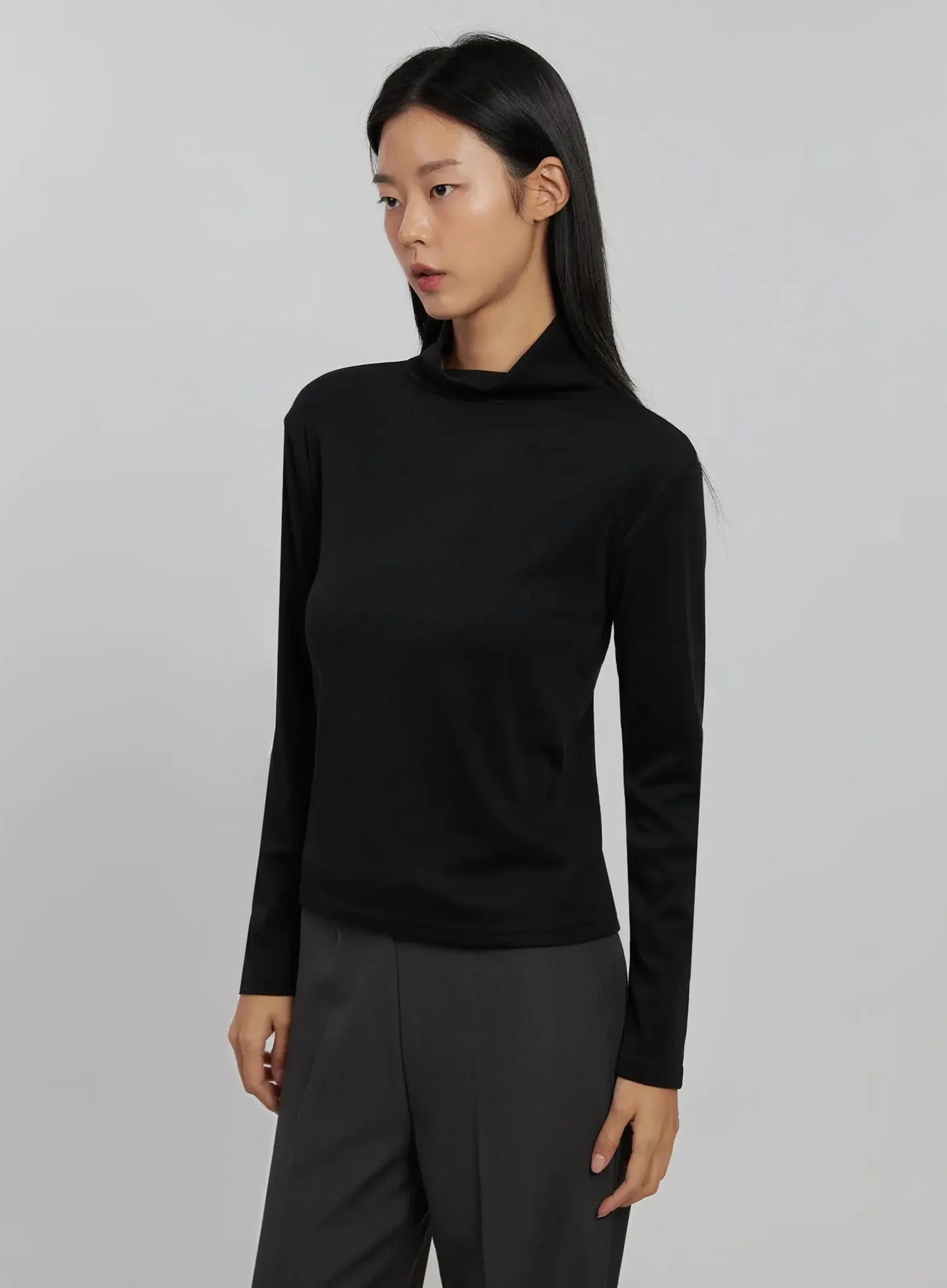 Basic Turtleneck Top IJ508