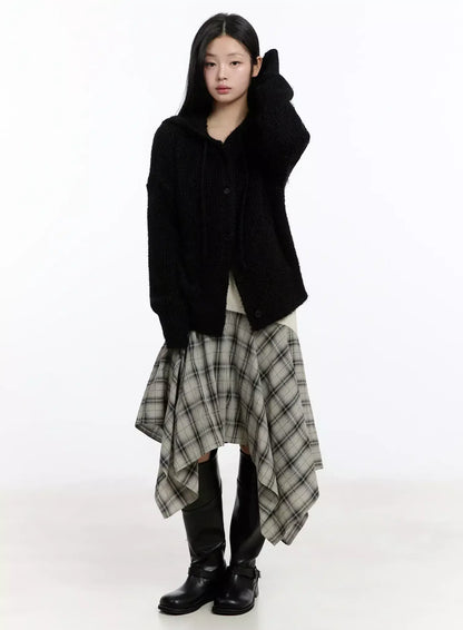 Button-Up Knit Cardigan IM519