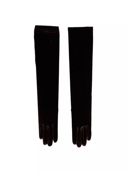 Chic Velvet Long Gloves IN507