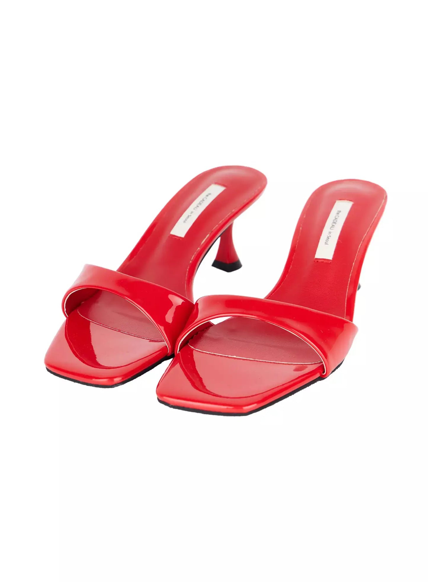Chic Metallic Mule Sandals IU518