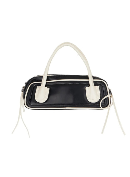 Bicolor Contrast Square Tote Bag IM530