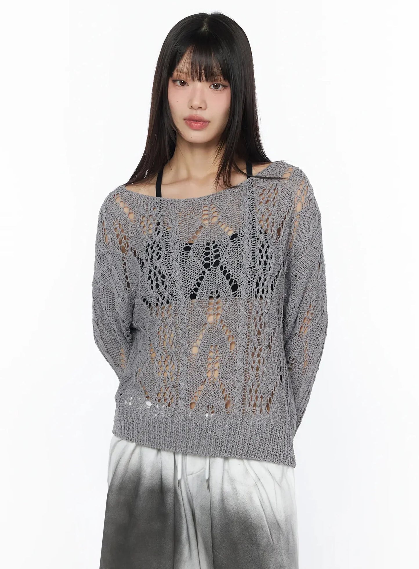 Boho Chic Boat Neck Sweater IY525