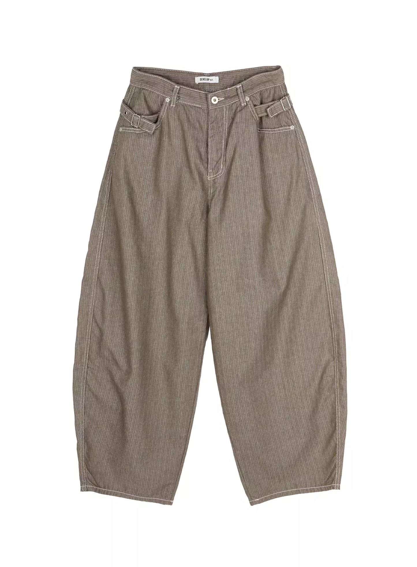 Casual Baggy Stripe Pants IU518