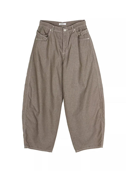 Casual Baggy Stripe Pants IU518