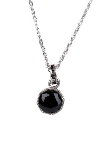 Black Stone Chain Necklace ID502