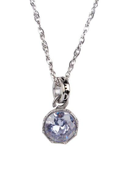 Clear Crystal Chain Necklace IN524