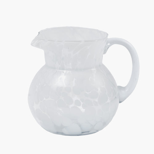 Dappled White Water Jug