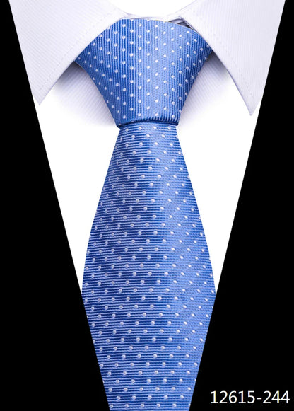 Many Color Newest style  Dropshipping Necktie Man Dark Blue Wedding Accessories Dot Performance Tie Men Necktie Cravat