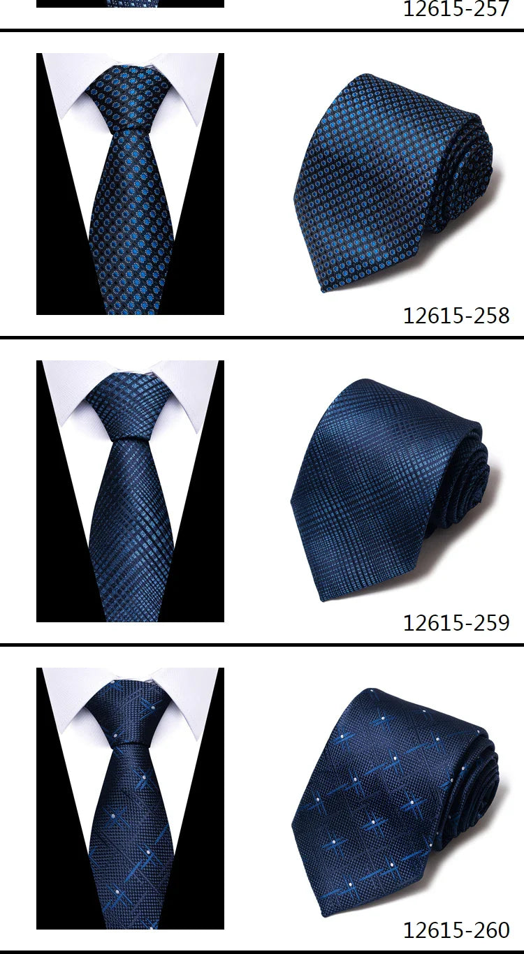 Many Color Newest style  Dropshipping Necktie Man Dark Blue Wedding Accessories Dot Performance Tie Men Necktie Cravat