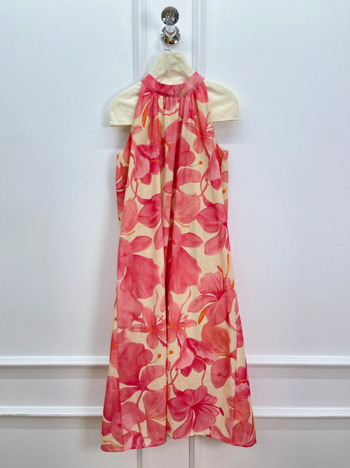 High Quality Fashion Spring And Summer New 2025 Linen Printed Dress For Women