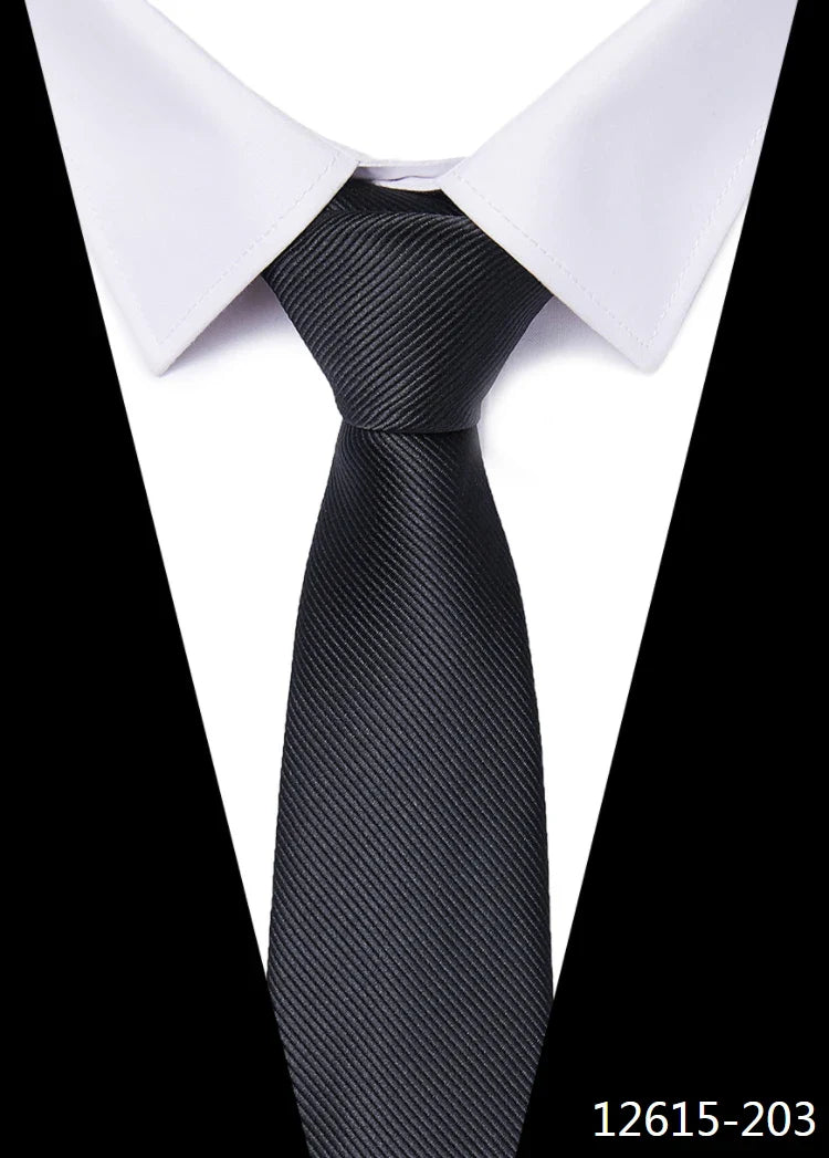 Tie For Men Newest design Luxurious 7.5 cm Necktie Shirt Accessories Striped Dark Red Man's New Year's Day