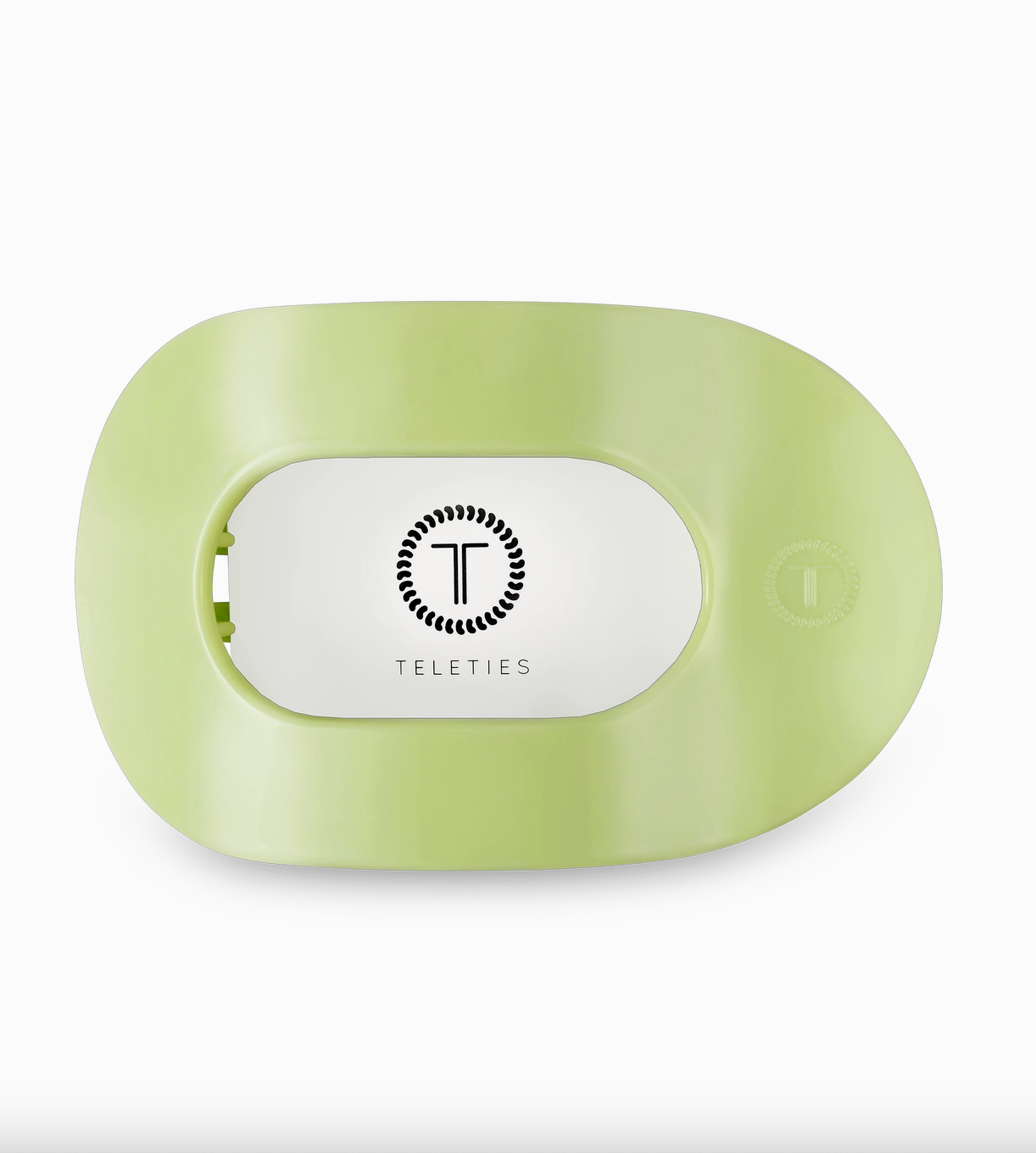 teleties large flat round clip