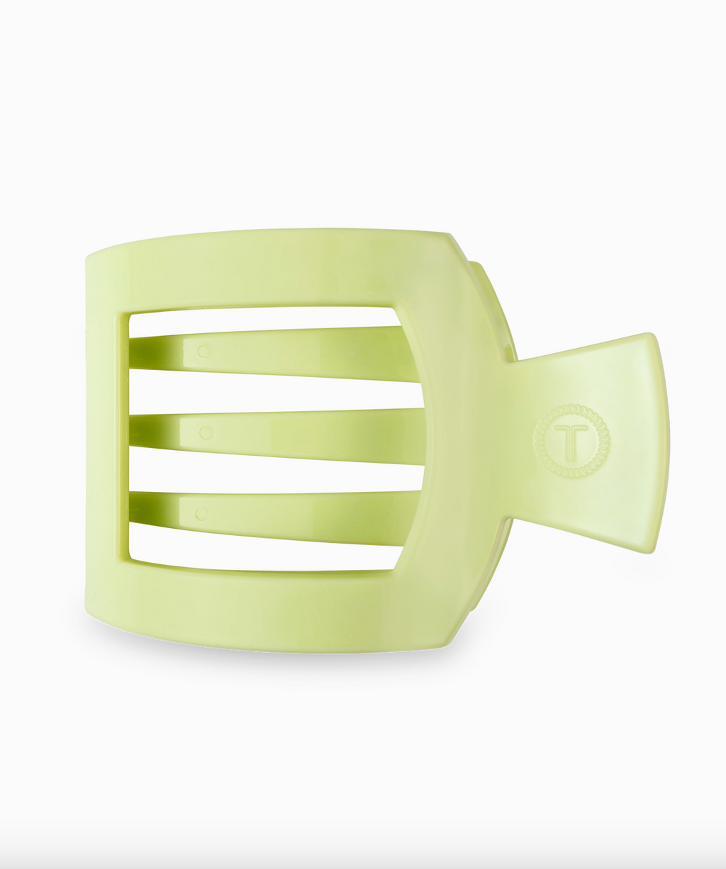 teleties large flat square clip