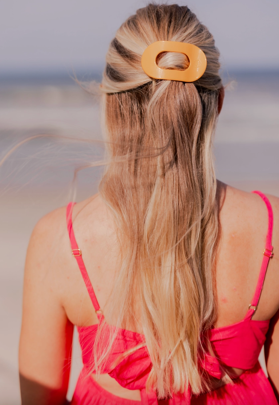 teleties small flat round clip