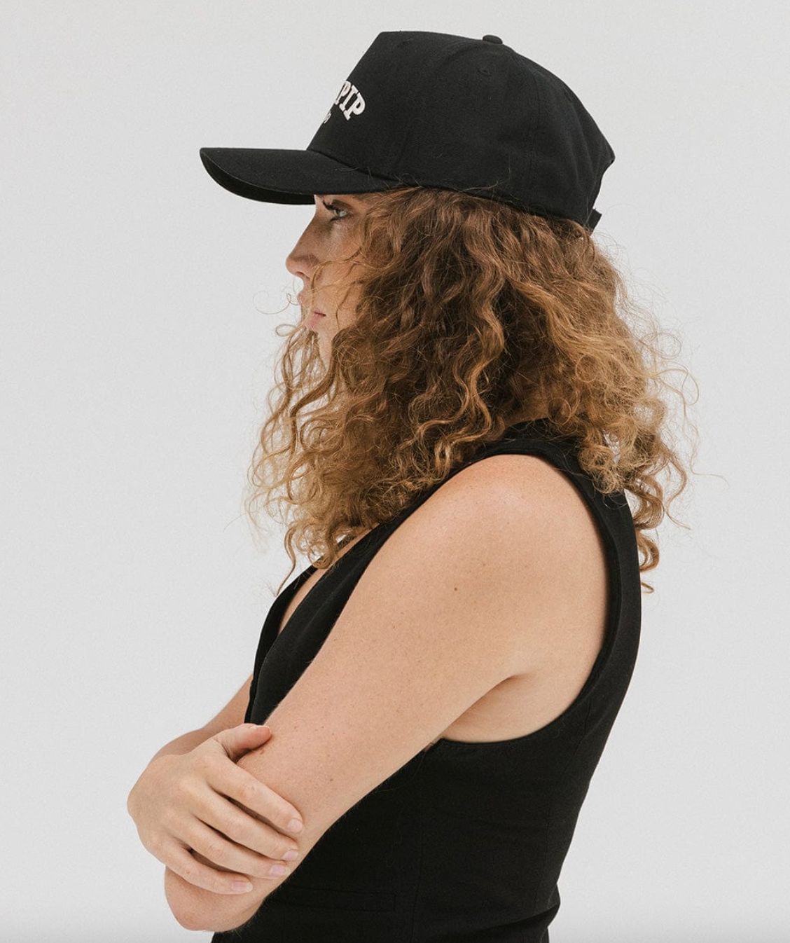 gigi pip canvas trucker - black