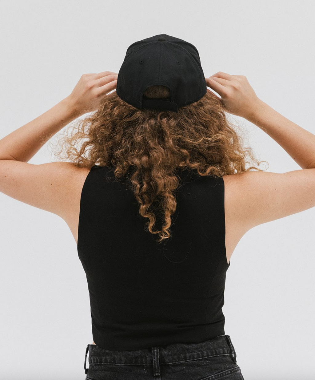 gigi pip canvas trucker - black