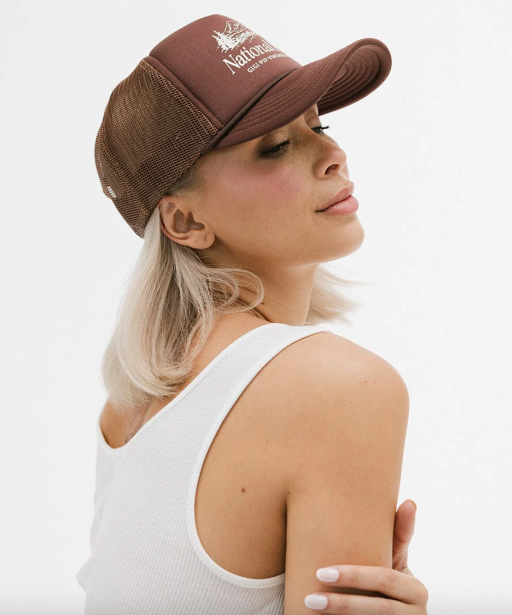 national park foam trucker hat