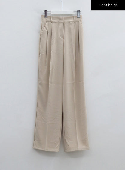 Basic Pintuck Tailored Pants CG30