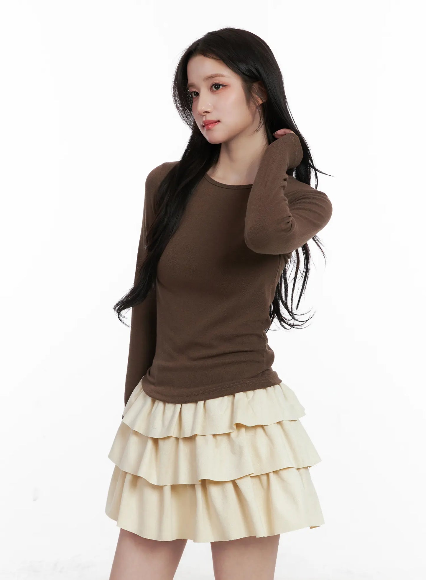 Casual Round Neck Long Sleeve CN526