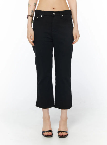 Black Ankle Pants CY527