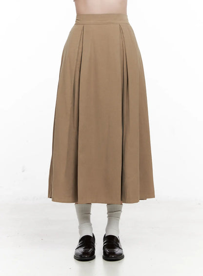 Classic Pintuck Maxi Skirt CO531