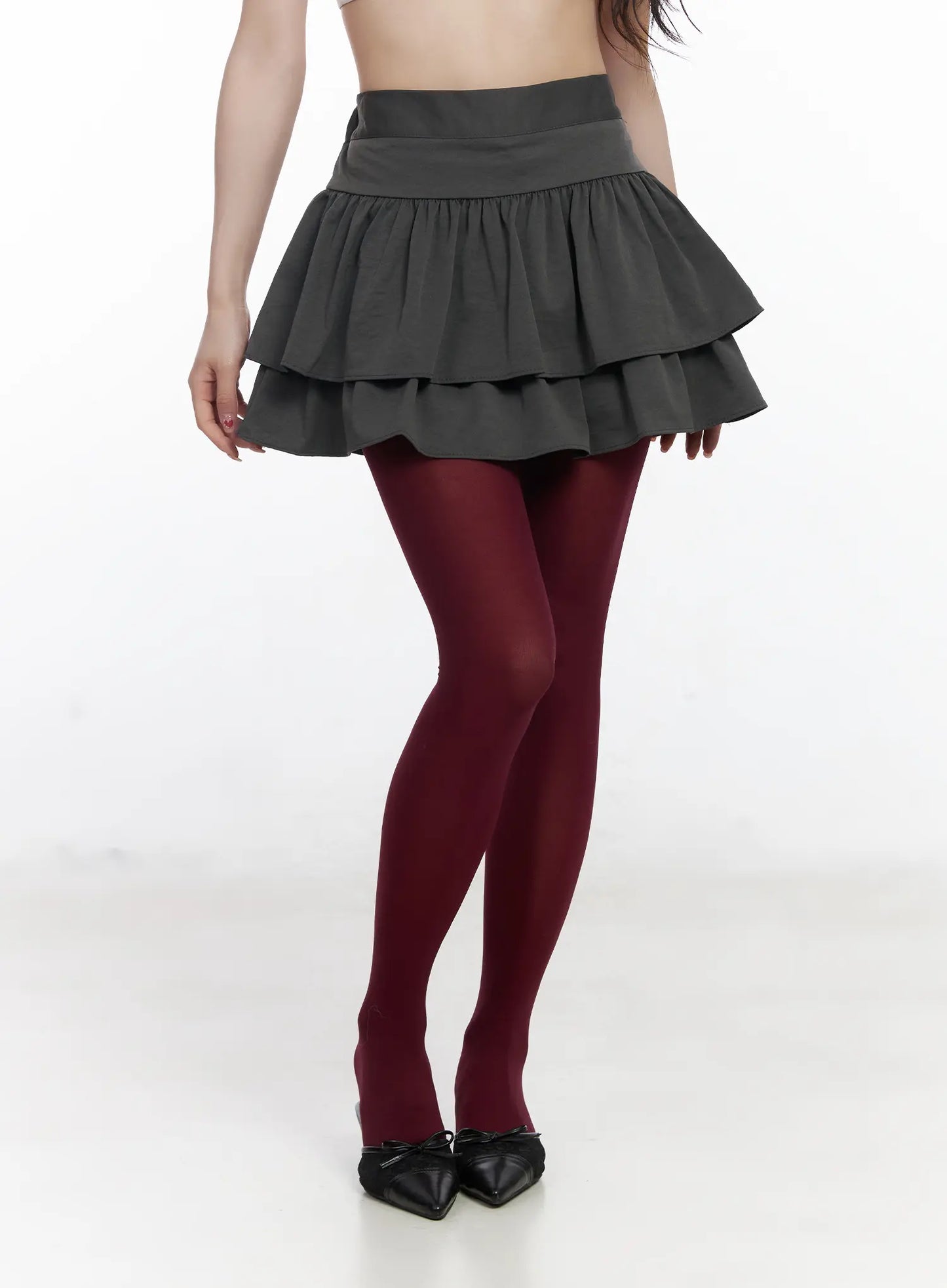 Chic Ruffled Layered Mini Skirt CJ526