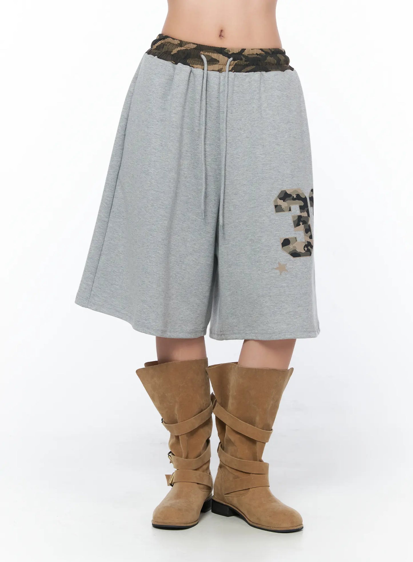 Camo Print Bermuda Shorts CY513