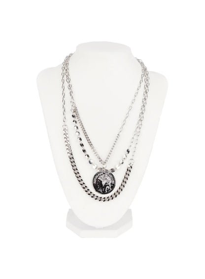 Bold Multi-Layer Y2K Necklace CF503
