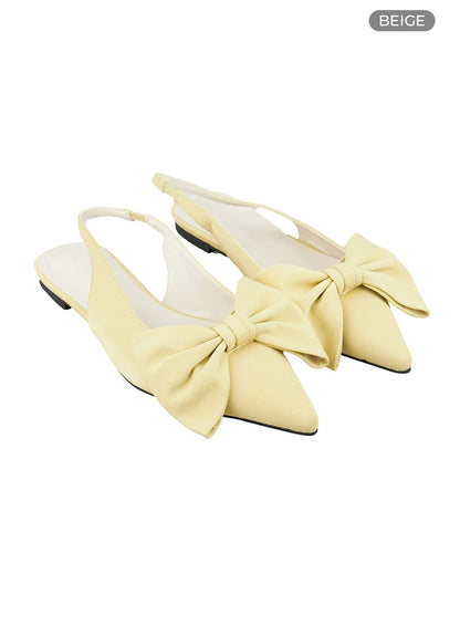 Ballet Bowknot Pointed Toe Flats OY427