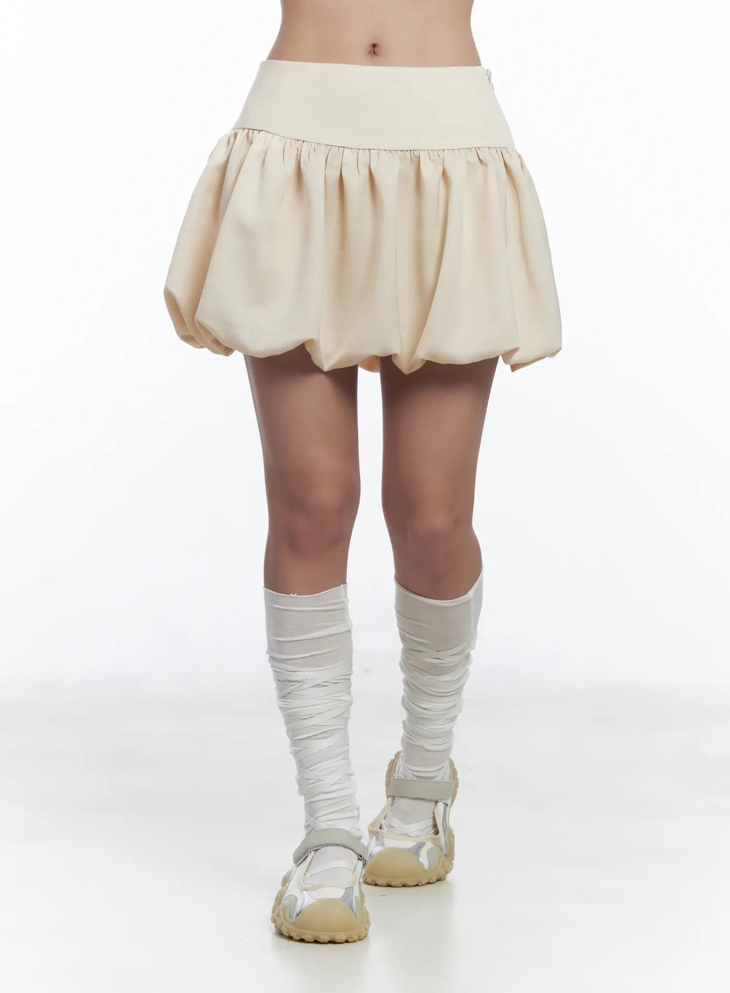 Bubble Hem Mini Skirt CJ530