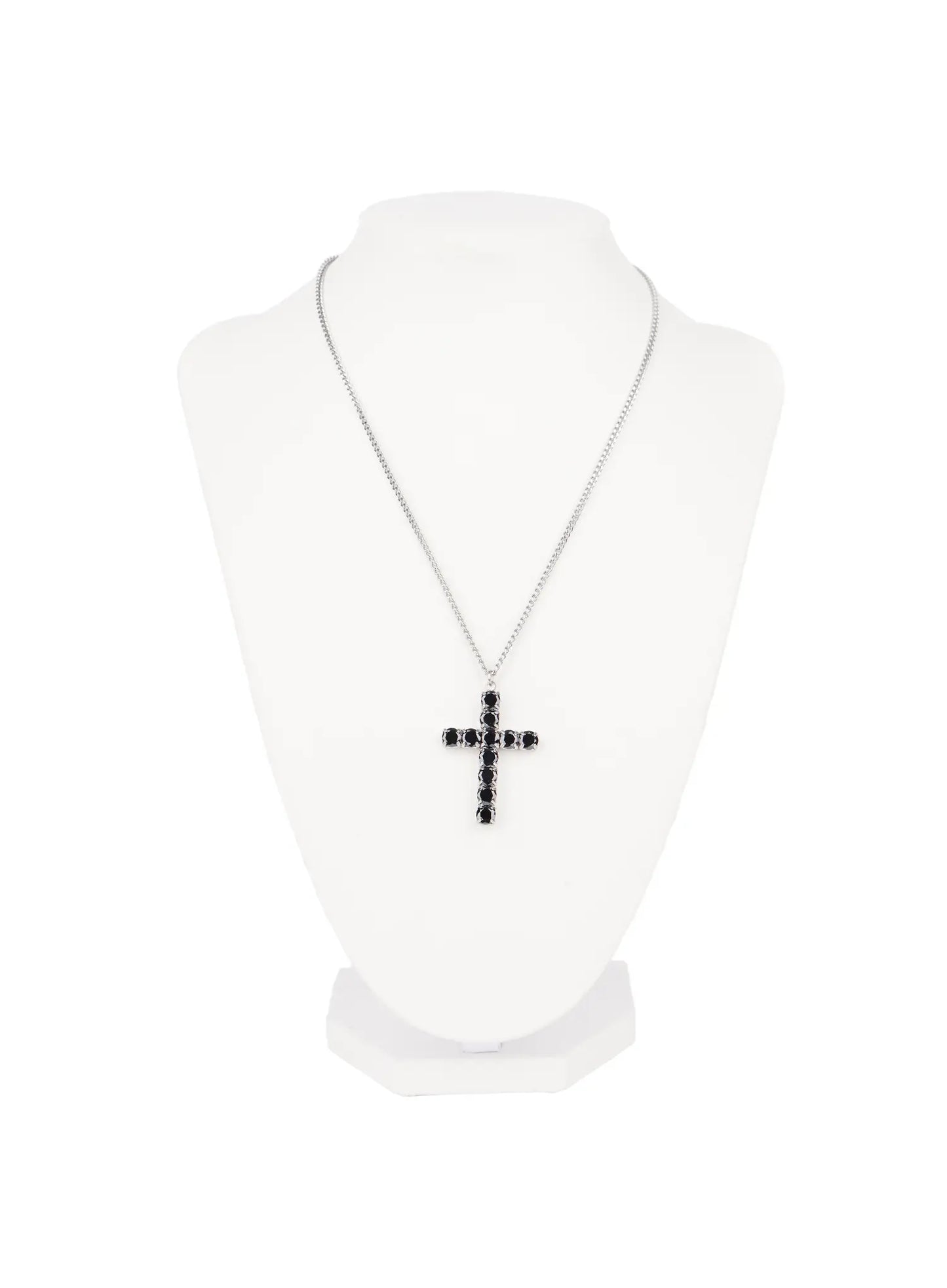 Black Cross Necklace CJ523