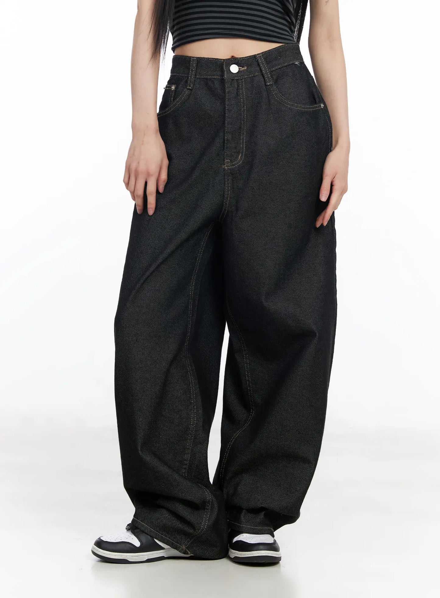 Birdie Wide Leg Baggy Jeans CF519