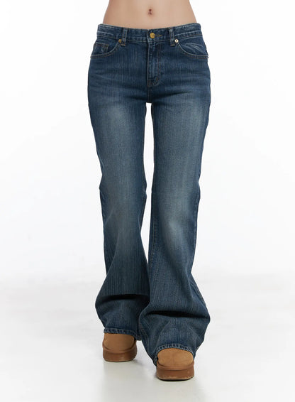 Astrid Low Rise Flared Bootcut Jeans CJ514